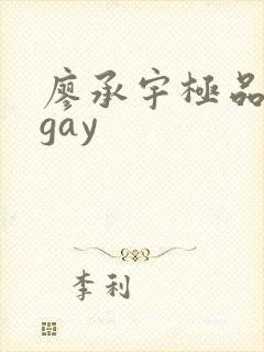 廖承宇极品裸体gay