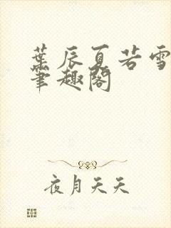 叶辰夏若雪免费笔趣阁