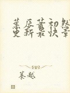 叶辰萧初然刚刚更新最快章节