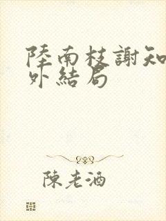 陆南枝谢知衡番外结局
