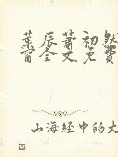 叶辰萧初然无弹窗全文免费阅读