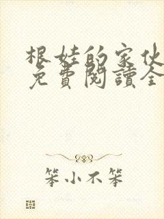 根娃的家伙小说免费阅读全文最新章