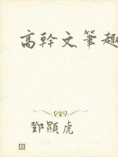 高干文笔趣阁封面