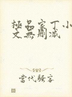 极品家丁小说全文无删减封面