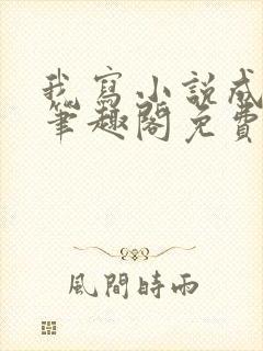 我写小说成圣人笔趣阁免费阅读