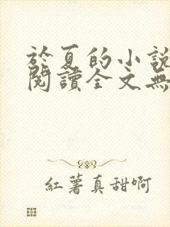 于夏的小说免费阅读全文无弹窗