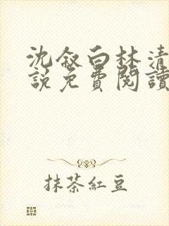 沈叙白林清婉小说免费阅读最新章节