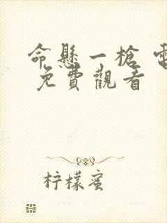 命悬一枪 电影 免费观看