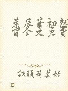 叶辰萧初然无弹窗全文免费阅读