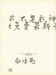 我不是戏神txt免费最新章节