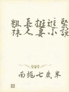 粗长挺进紧致丝袜人妻小说