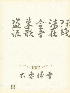 盗墓合法?我顶流歌手在线盗墓小说在线收听封面