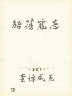 结荡寇志封面