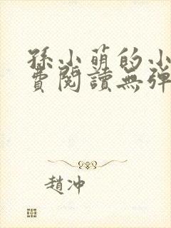 孙小萌的小说免费阅读无弹窗封面