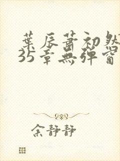 叶辰萧初然9935章无弹窗封面