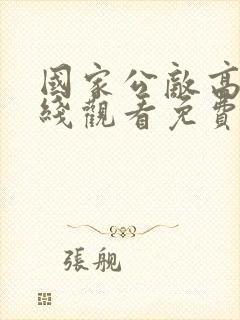 国家公敌高清在线观看免费完整版