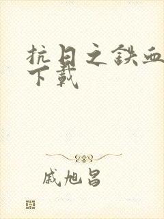 抗日之铁血智将下载封面