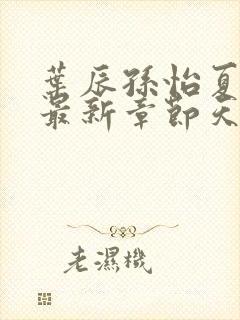 叶辰孙怡夏若雪最新章节天天封面