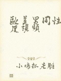 欧美男同性大尺度视频