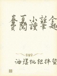 眷夏小说全文免费阅读笔趣阁