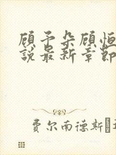 顾予朵顾恒秋小说最新章节更新内容