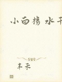 小白杨 水千丞