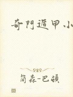 奇门遁甲小说封面