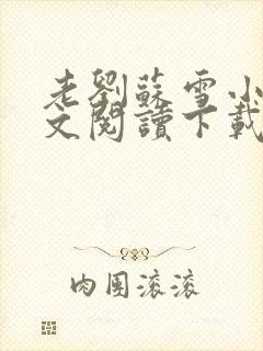 老刘苏雪小说全文阅读下载