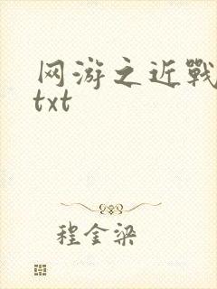 网游之近战法师txt