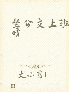 坐公交上班的苏晴