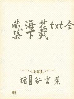 藏海花txt全集下载