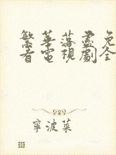 繁华落尽免费观看电视剧全集高清