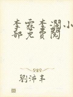 李霖李澜小说全部免费阅