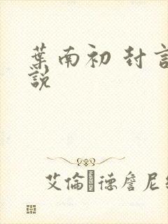 叶南初 封言小说
