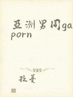 亚洲男同gayporn