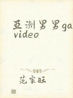 亚洲男男gay video
