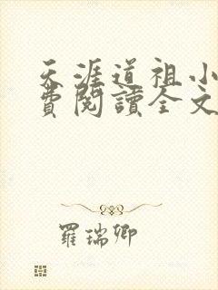 天涯道祖小说免费阅读全文无弹窗封面