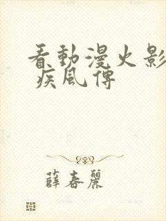 看动漫火影忍者 疾风传