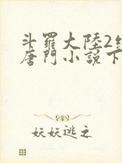 斗罗大陆2绝世唐门小说下载txt封面