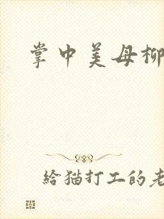 掌中美母柳玉茹