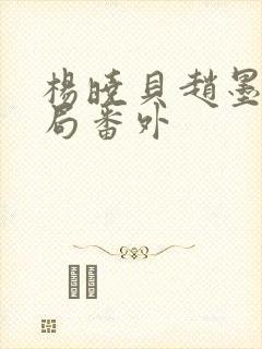 杨晓贝赵墨戎结局番外封面