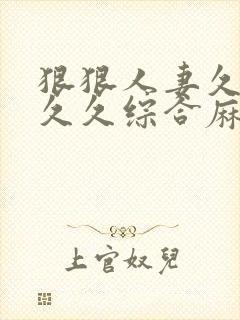 狠狠人妻久久久久久综合麻豆