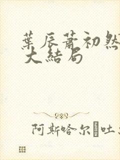 叶辰萧初然最新 大结局