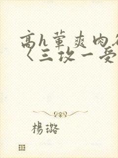 高h荤爽肉欲文〈三攻一受〉视频