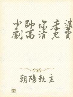 少帅你老婆电视剧高清免费完整版