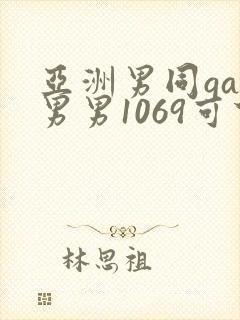 亚洲男同gay男男1069可下载