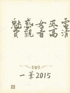 魅惑女巫电影免费观看高清封面