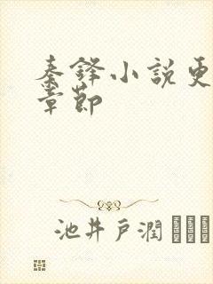 秦锋小说更新新章节