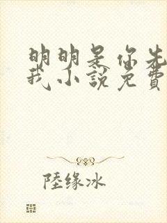 明明是你先不爱我小说免费阅读