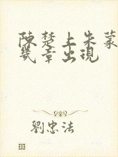 陈楚上朱蒙蒙第几章出现